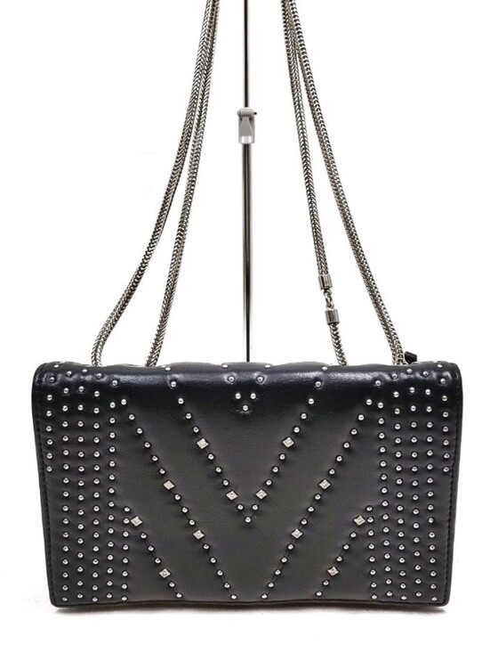 MCM Handbags - MCM Lambskin Diamond Disco Mini Flap Crossbody Bag Black